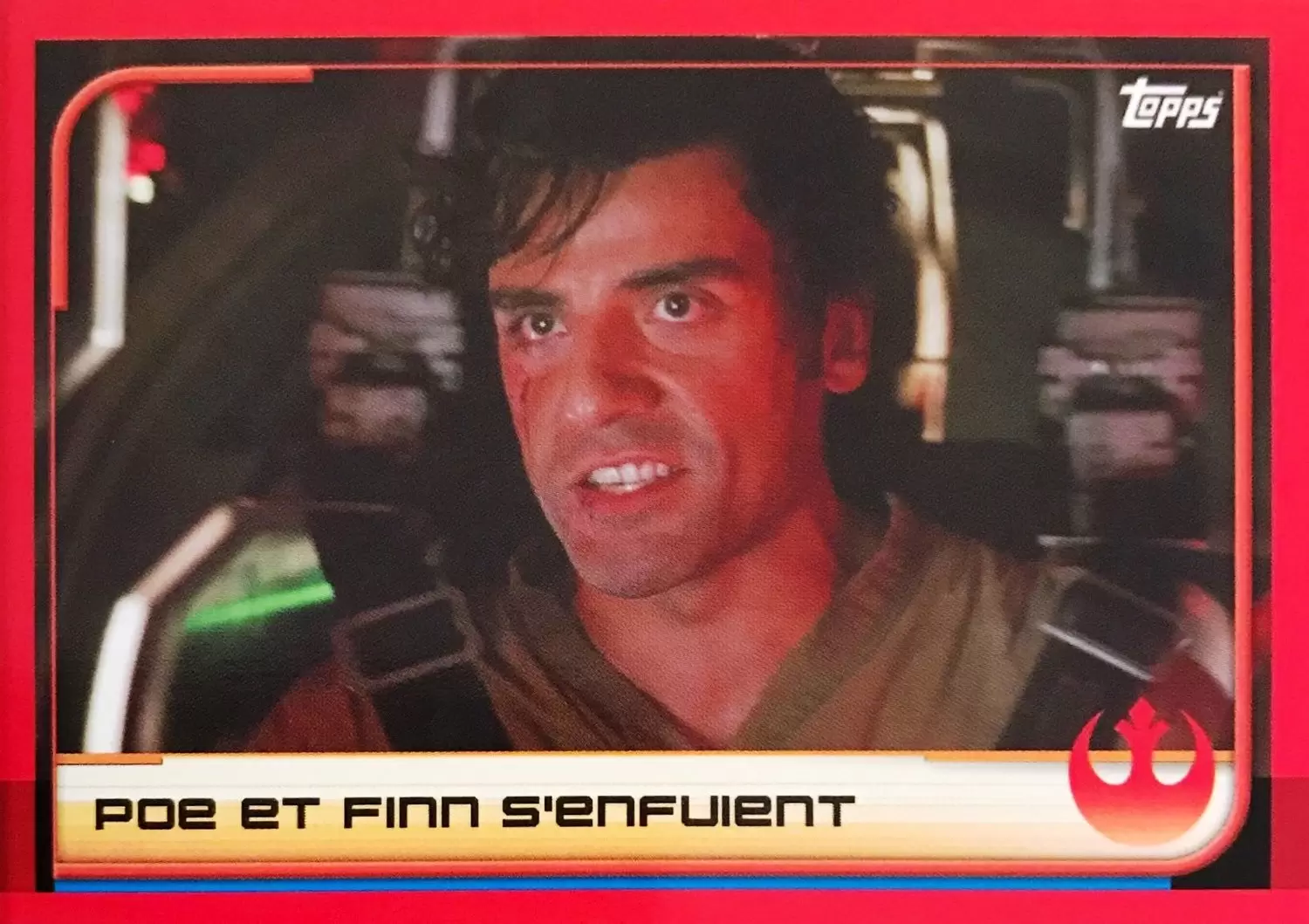Topps - Voyage vers Star wars : Les Derniers Jedi - Poe et Finn s\'enfuient