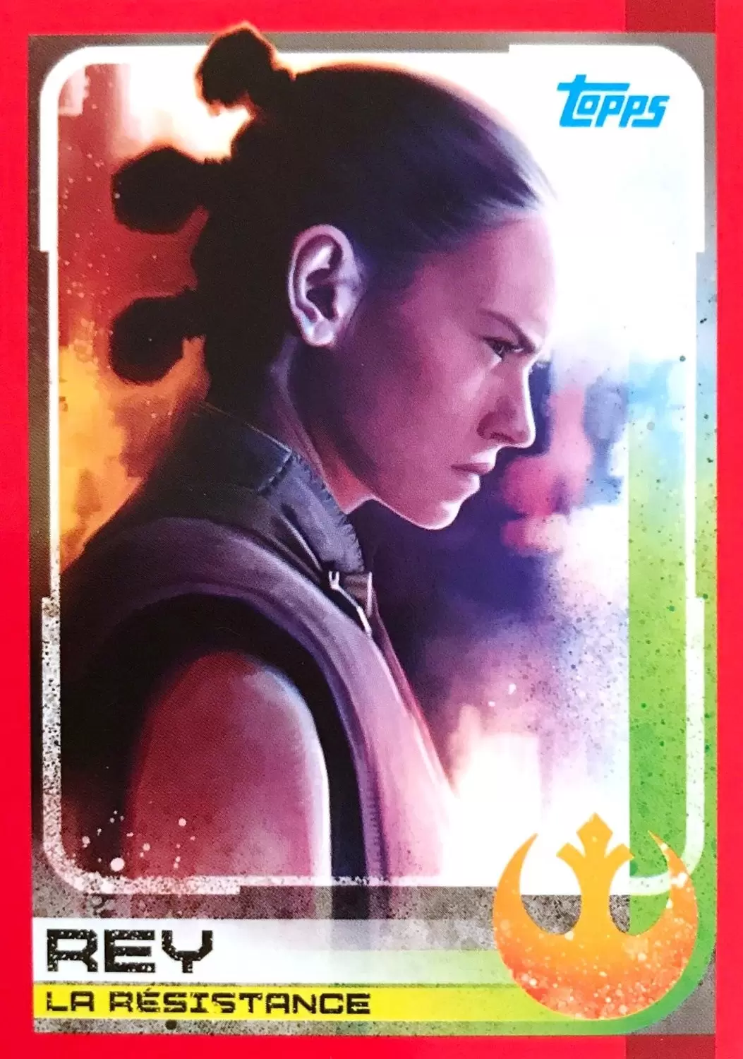 Topps - Voyage vers Star wars : Les Derniers Jedi - Rey (La Résistance)