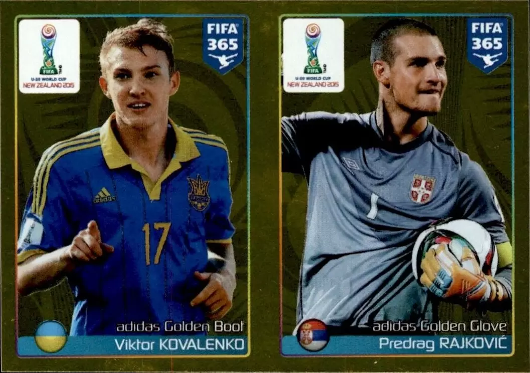 Fifa 365 2016 - Golden Boot - Viktor Kovalenko / Golden Glove - Predrag Rajkovic - FIFA U-20 World Cup