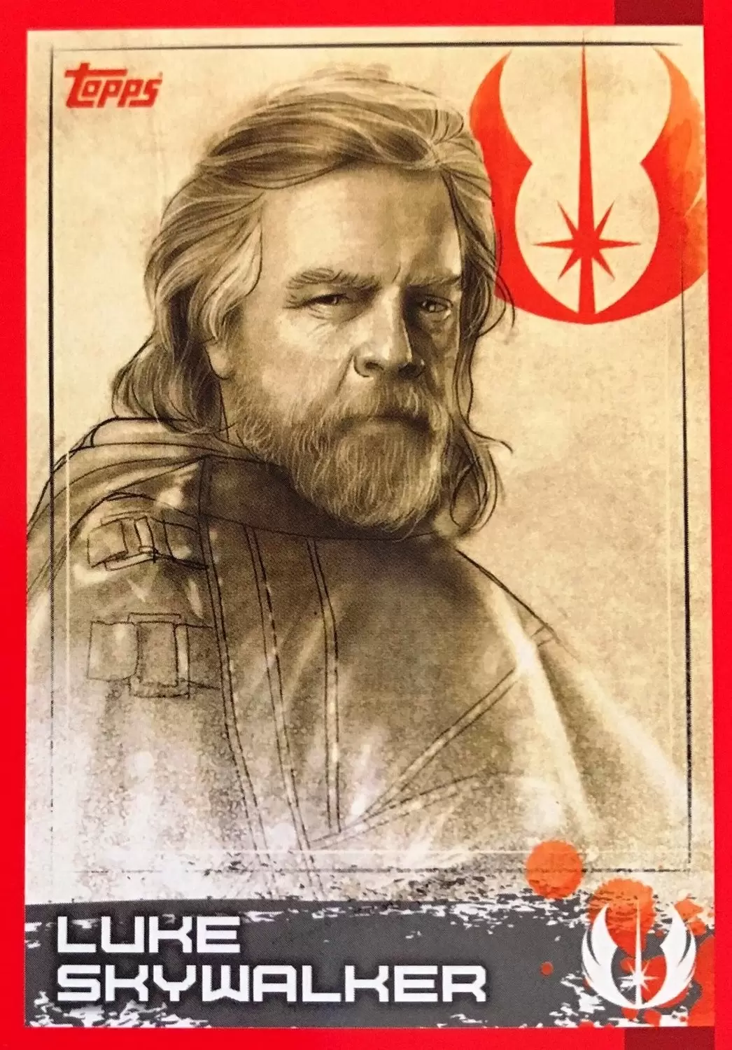 Topps - Voyage vers Star wars : Les Derniers Jedi - Luke Skywalker
