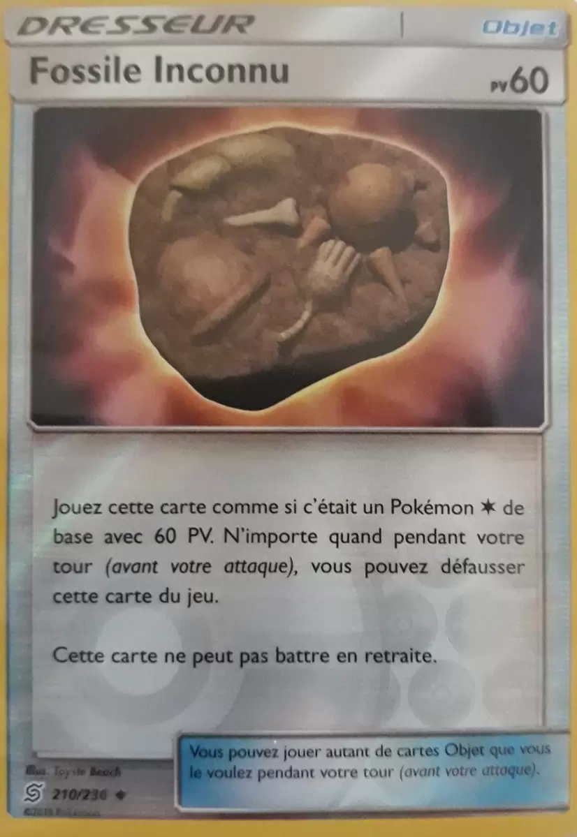 Harmonie des Esprits - Fossile Inconnu Reverse