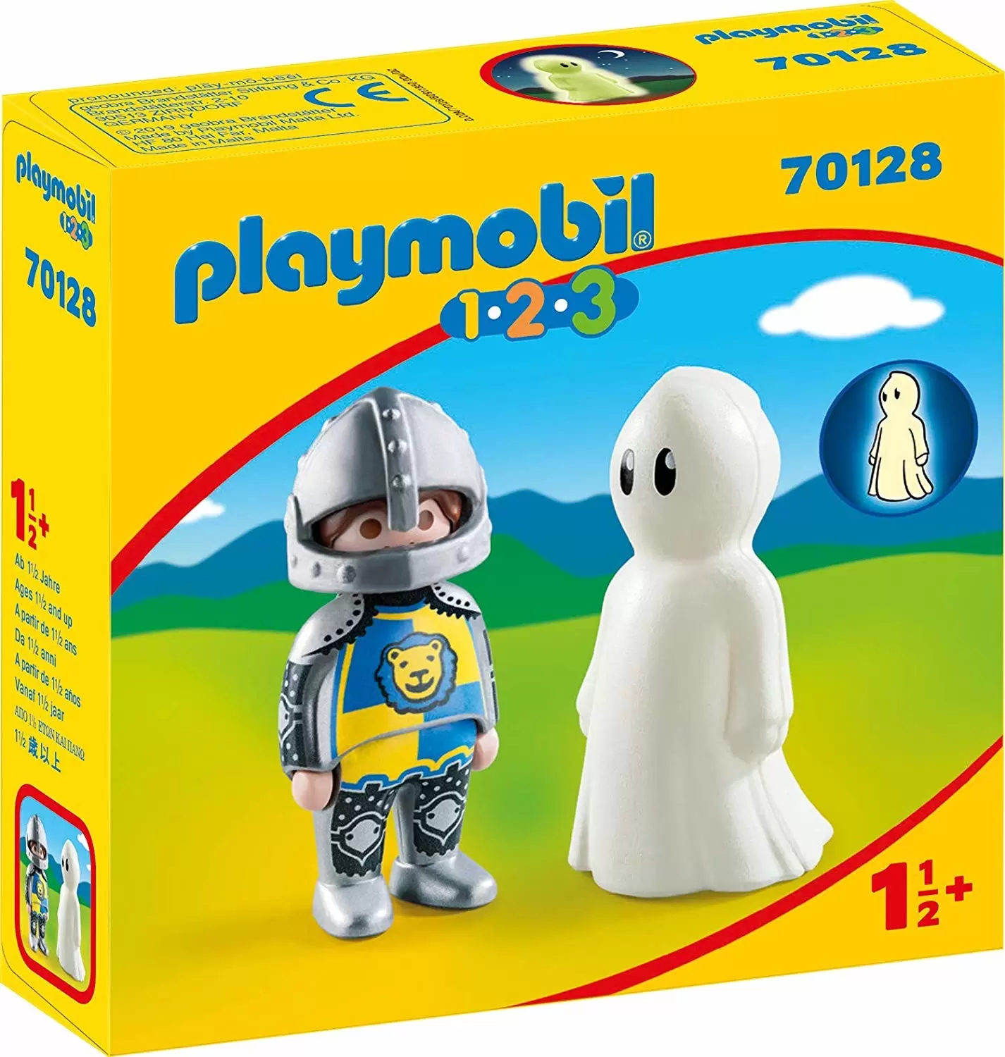 Playmobil 1.2.3 - Knight & ghost