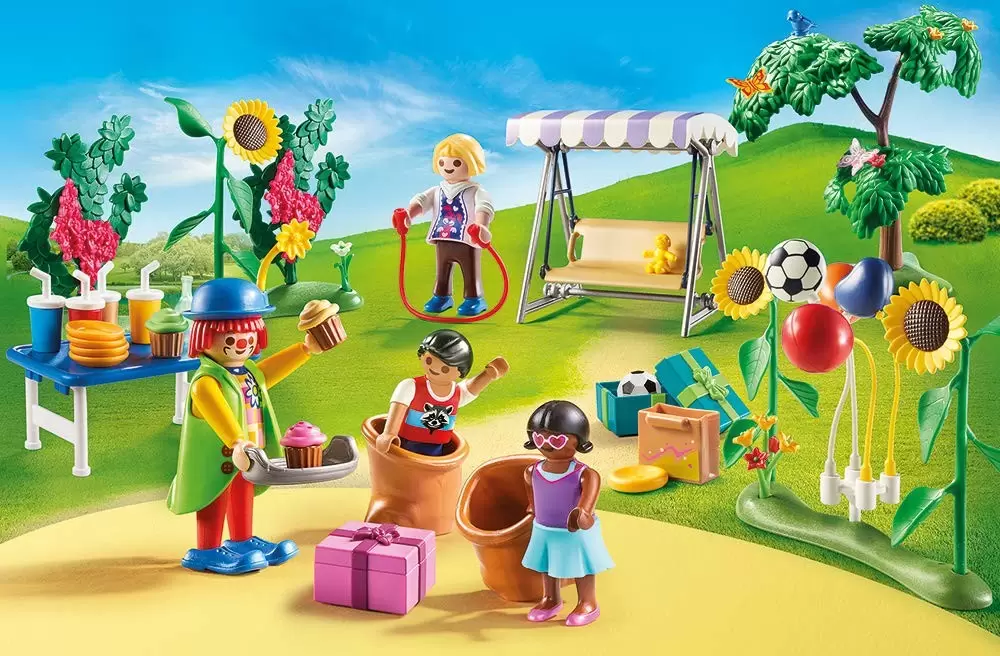 Playmobil Maisons et Intérieurs - Aménagements pour fête d\'anniversaire