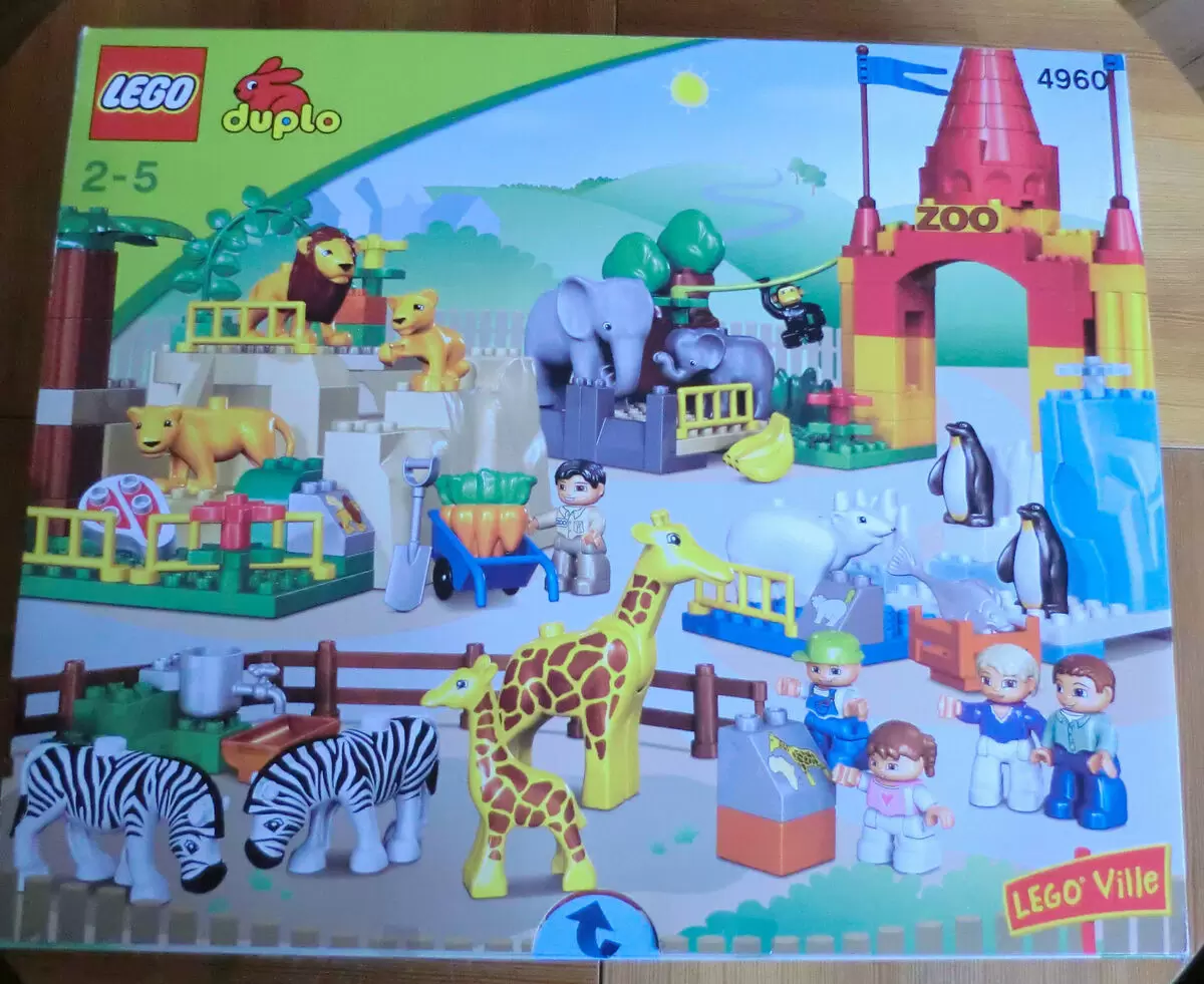 klo Livlig Børns dag Giant Zoo - LEGO Duplo set 4960