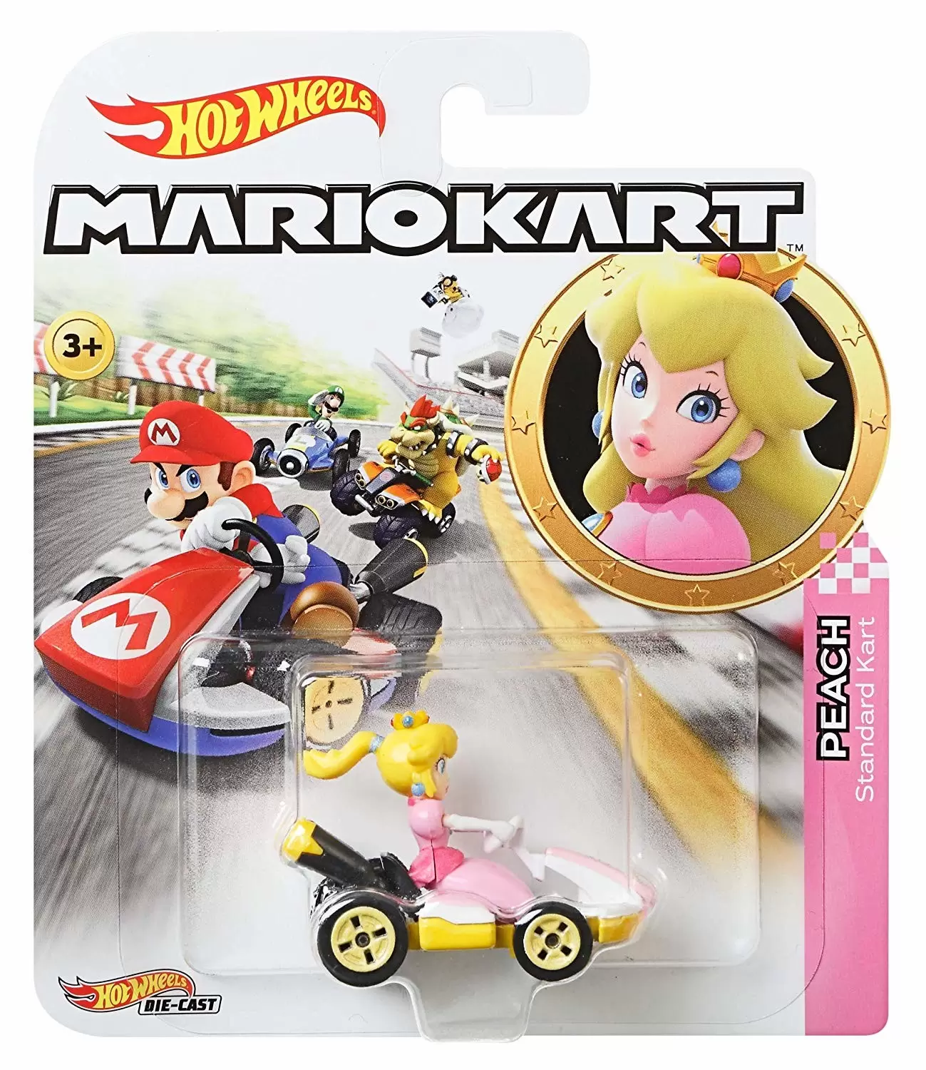 Hot Wheels Mario Kart - Peach - Standard Kart