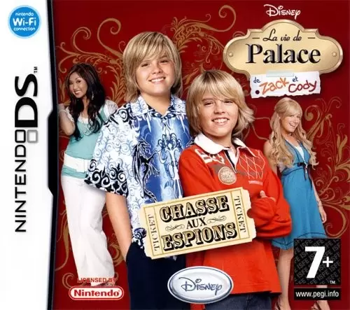 Jeux Nintendo DS - La Vie De Palace De Zack & Cody, Chasse Aux Espions