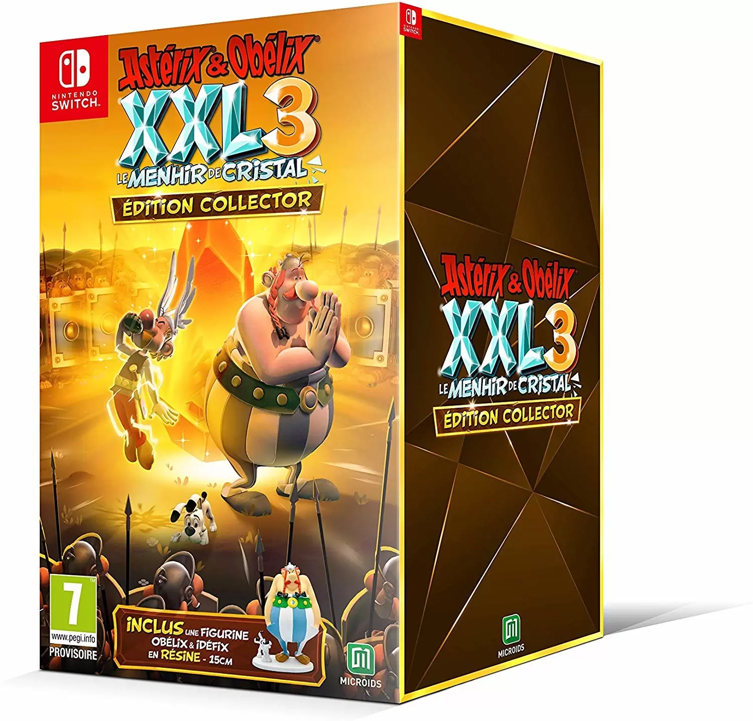 Jeux Nintendo Switch - Astérix & Obelix XXL 3 : Le Menhir De Cristal Edition Collector