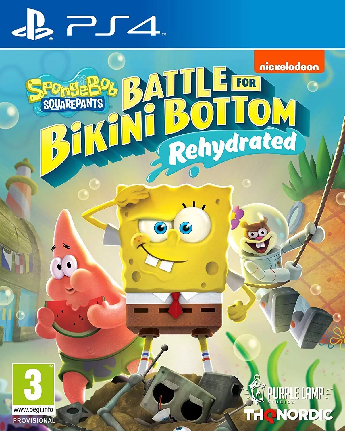PS4 Games - Spongebob Squarepants Batlle For Bikini Bottom Rehydrated