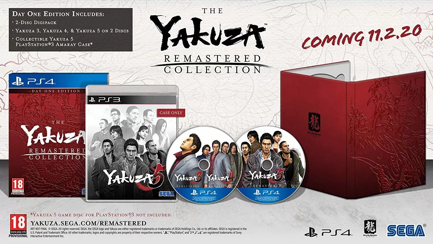 PS4 Games - The Yakuza Remastered Collection - Day One Edition