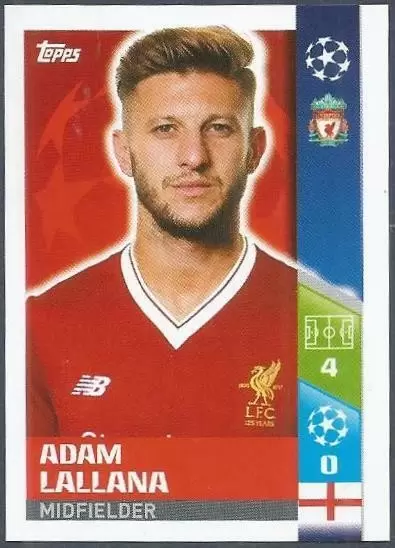 UEFA Champions League 2017/18 - Adam Lallana - Liverpool FC