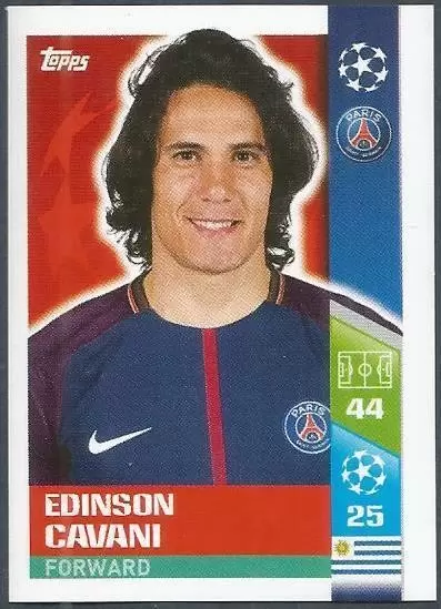 UEFA Champions League 2017/18 - Edinson Cavani - Paris Saint-Germain