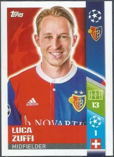 UEFA Champions League 2017/18 - Luca Zuffi - FC Basel 1893