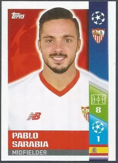 UEFA Champions League 2017/18 - Pablo Sarabia - Sevilla FC
