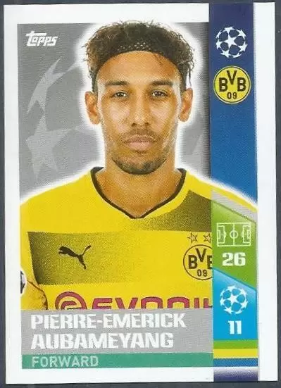 UEFA Champions League 2017/18 - Pierre-Emerick Aubameyang - Borussia Dortmund
