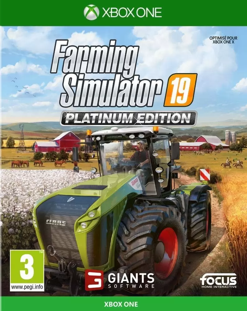 Jeux XBOX One - Farming Simulator 19 Platinum Edition
