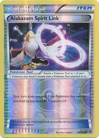 XY Fates Collide - Alakazam Spirit Link Reverse