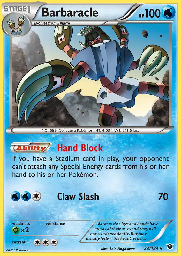 XY Fates Collide - Barbaracle