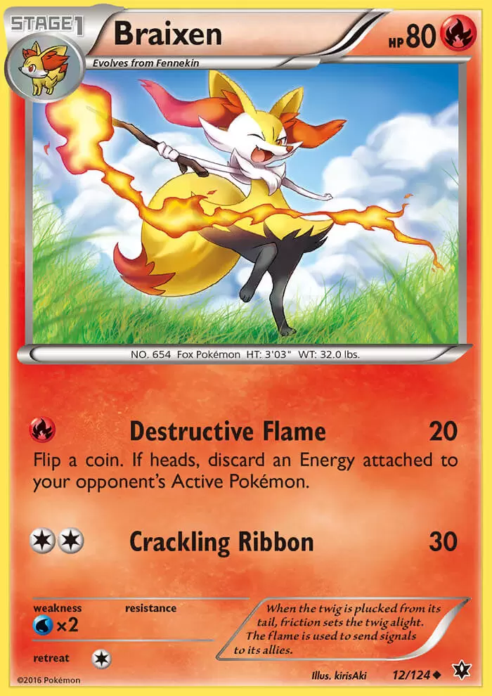 XY Fates Collide - Braixen