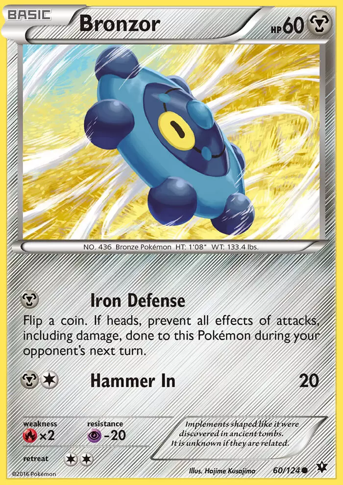 XY Fates Collide - Bronzor