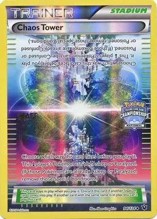 XY Fates Collide - Chaos Tower Reverse National Championships Staff
