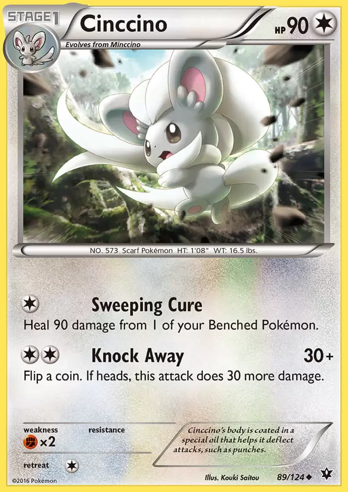 XY Fates Collide - Cinccino