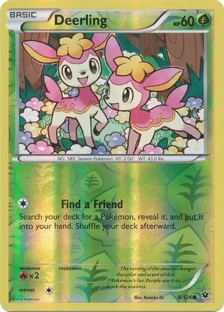 XY Fates Collide - Deerling Reverse