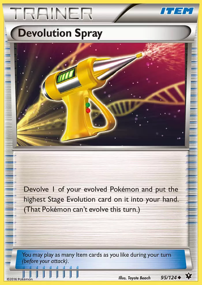 XY Fates Collide - Devolution Spray