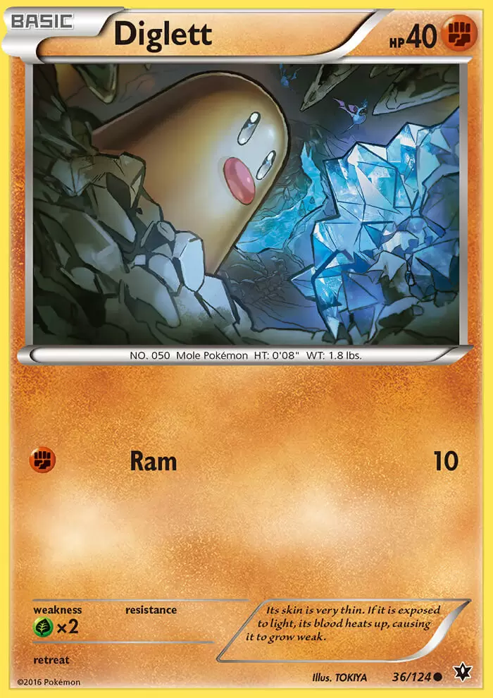 XY Fates Collide - Diglett