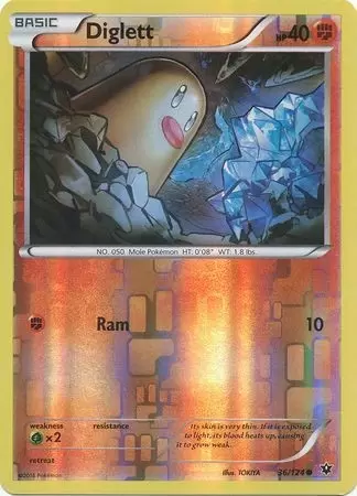 XY Fates Collide - Diglett Reverse