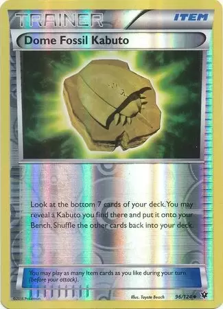 XY Fates Collide - Dome Fossil Kabuto Reverse