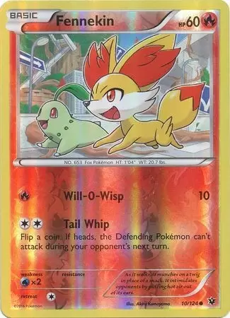 XY Fates Collide - Fennekin Reverse