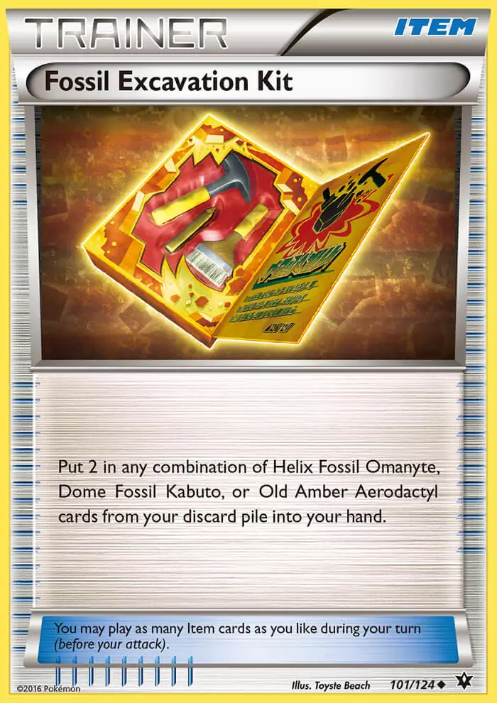 XY Fates Collide - Fossil Excavation Kit