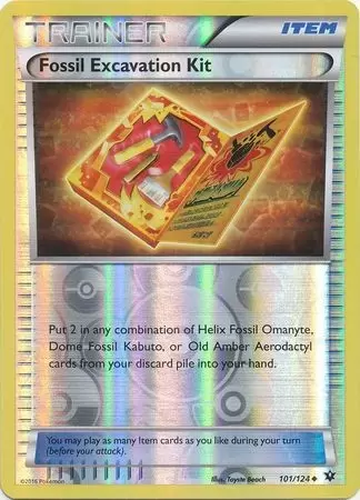 XY Fates Collide - Fossil Excavation Kit Reverse