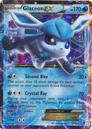 XY Fates Collide - Glaceon EX