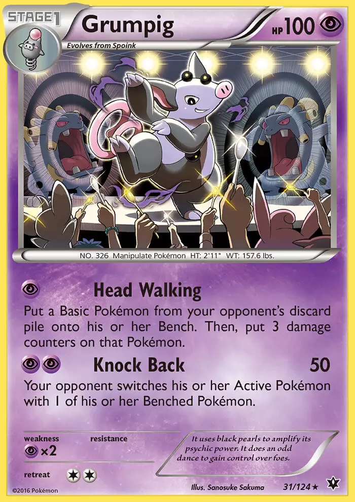 XY Fates Collide - Grumpig