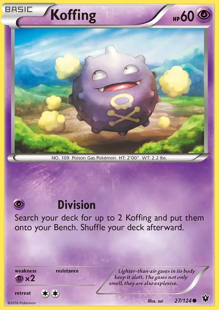 XY Fates Collide - Koffing
