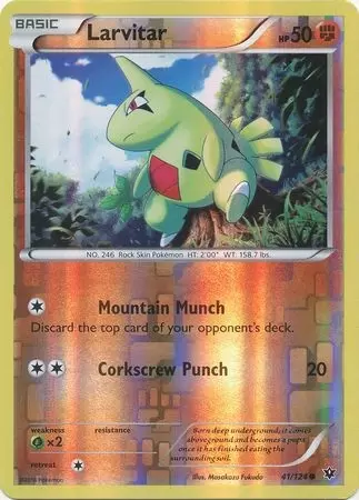 XY Fates Collide - Larvitar Reverse