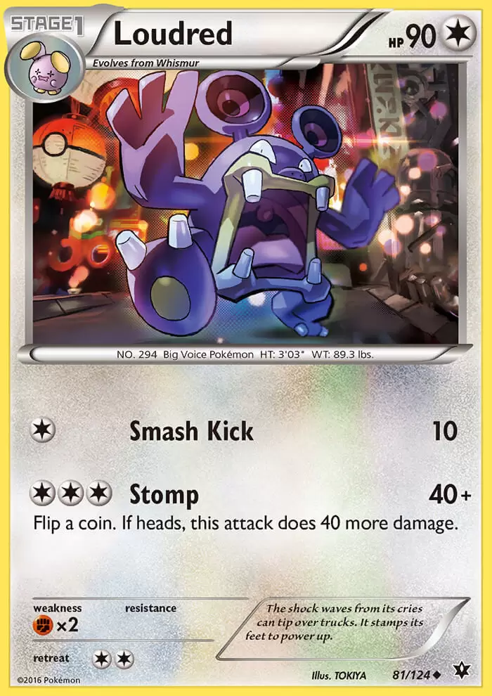 XY Fates Collide - Loudred