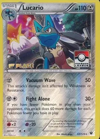 XY Fates Collide - Lucario Reverse 1st Place Pokemon League