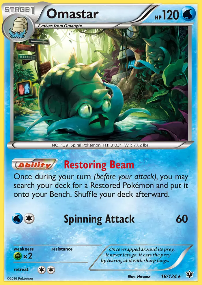 XY Fates Collide - Omastar