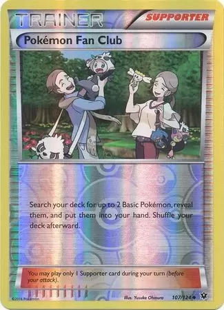 XY Fates Collide - Pokémon Fan Club Reverse