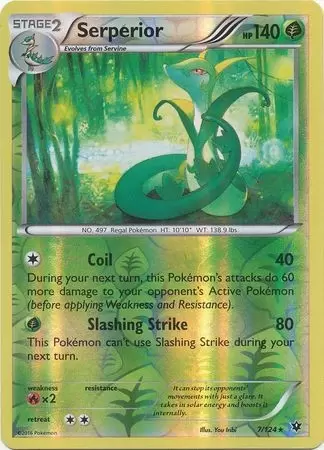 XY Fates Collide - Serperior Reverse