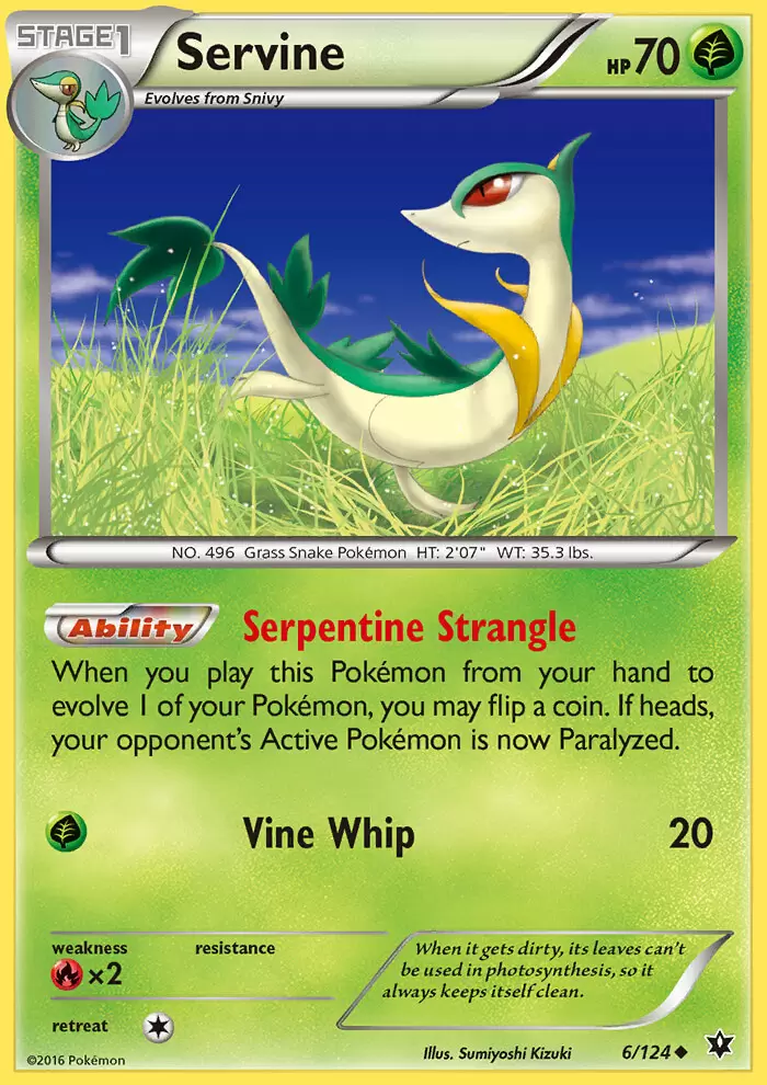 XY Fates Collide - Servine