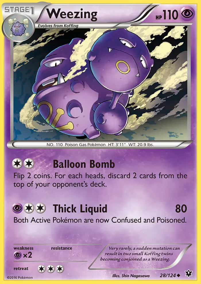XY Fates Collide - Weezing