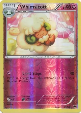 XY Fates Collide - Whimsicott Reverse