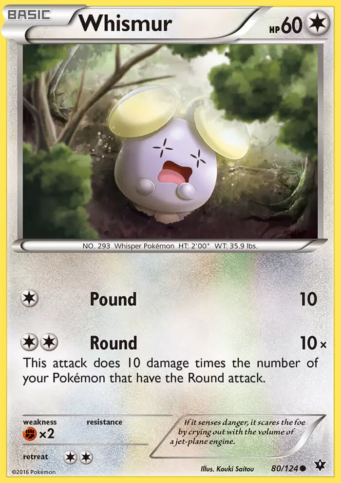 XY Fates Collide - Whismur