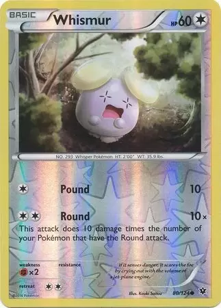 XY Fates Collide - Whismur Reverse