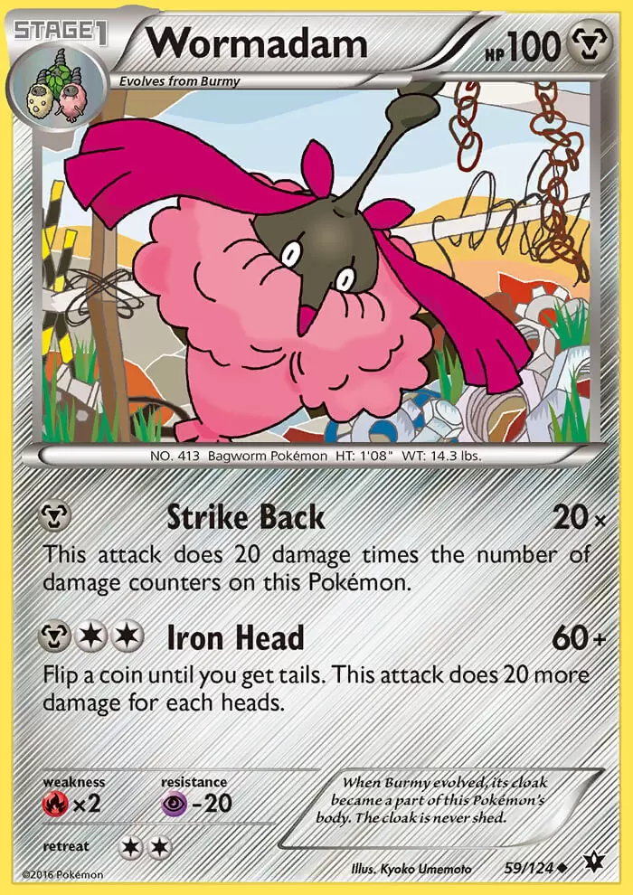 XY Fates Collide - Wormadam