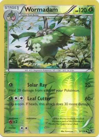 XY Fates Collide - Wormadam reverse