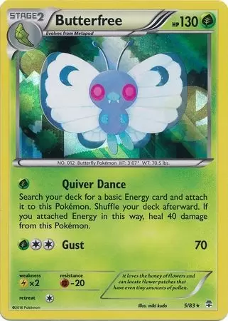 XY Generations - Butterfree Holo